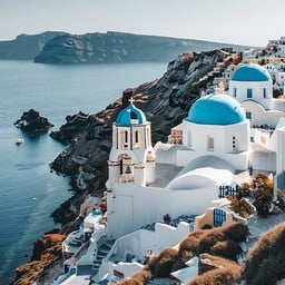 Oia blue domes